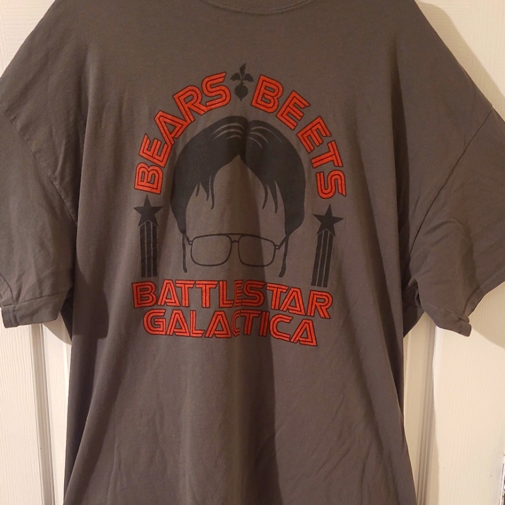 Bears Beets Battlestar Galactica Shirt Dwight The Office T Shirt Mens 2XL